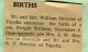 Birth- Streeter, Dwight