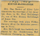 Marriage- Burton, June-McCollough, Fred