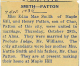 Marriage- Smith, Edna-Patton, Henry