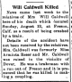 Obituary- Caldwell, William