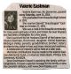 Obituary- Eastman, Valerie 1