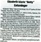 Obituary- Entsminger, Elizabeth