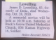 Obituary- Lewelling, James D.